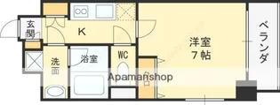 アーバネックス梅田西【5階】の間取り