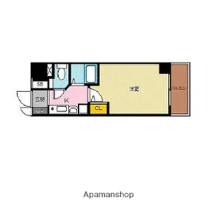 エスリード東天満第2【7階】の間取り