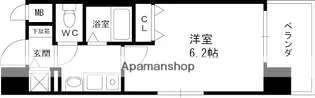 プレサンス梅田インテルノ【904号室】の間取り
