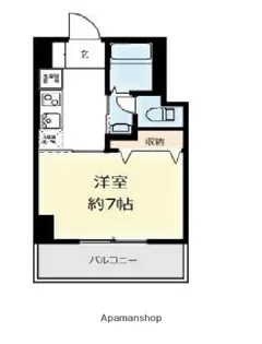 オアーゼ梅田東【1005号室】の間取り