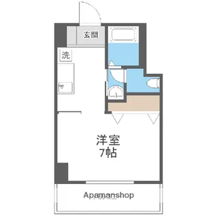 オアーゼ梅田東【8階】の間取り
