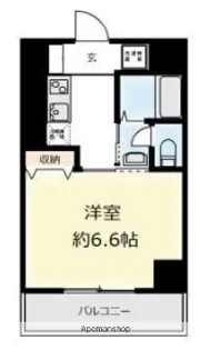 オアーゼ梅田東【208号室】の間取り
