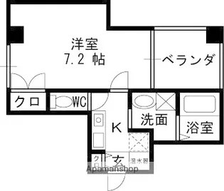ディー・シモンズ梅田【5階】の間取り