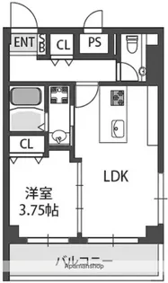 リバー21【5階】の間取り