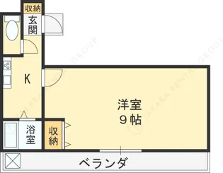 ラ・フォーレ京橋【5階】の間取り