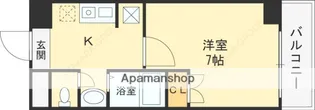 アリバ豊崎【6階】の間取り