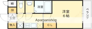 プレサンス大阪福島レシェンテ【2階】の間取り
