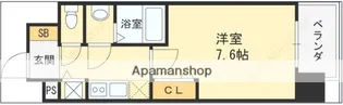 プレサンス野田阪神駅前ザ・ファースト【11階】の間取り