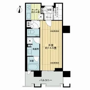 グランフロント大阪オーナーズタワー【0408号室】の間取り