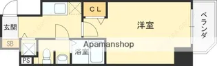 プレサンス梅田東ベータ【13階】の間取り