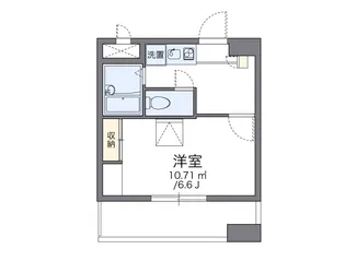 レオパレスアストラーレ茶屋町東【5階】の間取り