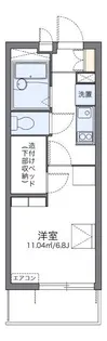 レオパレスウィステリアⅢ【301号室】の間取り