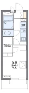 レオパレスメルナカヤ【1階】の間取り