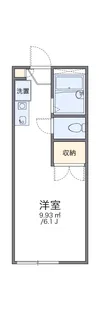 レオパレスNODA【203号室】の間取り