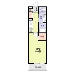 バウムハイム【3階】の間取り