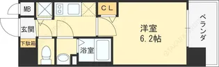 プレサンス南森町駅前【4階】の間取り