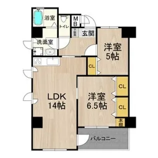 ロベリア弐番館【11階】の間取り