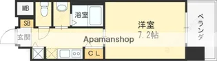 レジデンス南森町【7階】の間取り