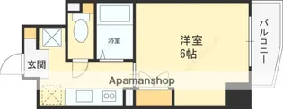 ル・パルトネール梅田北【6階】の間取り
