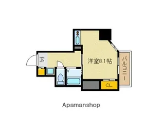 ル・パルトネール梅田北【10階】の間取り