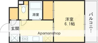 ル・パルトネール梅田北【15階】の間取り