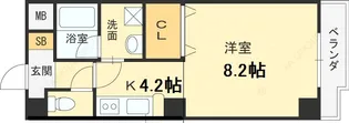 サングリーン大淀【3階】の間取り