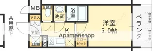 エスリード天六ラグジェ【9階】の間取り