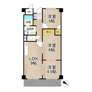 久光マンション【2階】の間取り