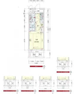 プレサンス梅田北オール【0302号室】の間取り