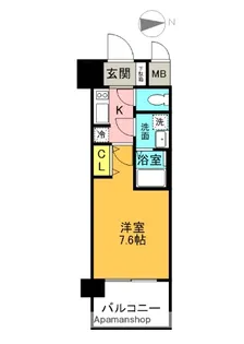 スプランディッド放出【9階】の間取り