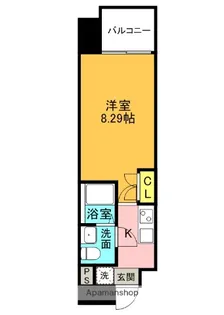 1Kの間取り画像