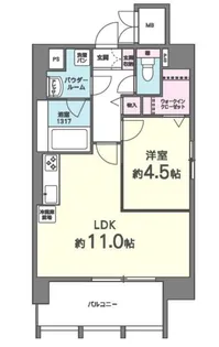 T・Y天六【5階】の間取り