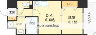 アザレア梅田【7階】の間取り