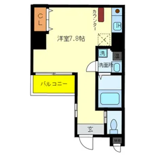 ボナールIZUMI【3階】の間取り