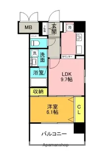 LA GRACE FUKUSHIMA【4階】の間取り