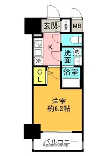 エスリード福島ブレイブ【6階】の間取り