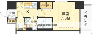 アーバネックス同心【8階】の間取り