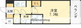 LaDouceur西天満【13階】の間取り