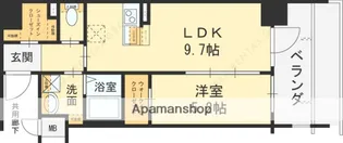 ファーストフィオーレ梅田イースト【504号室】の間取り