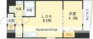 シェリロ神山【12階】の間取り