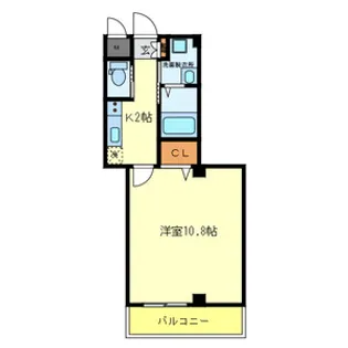 リーブル福島Ⅱ【3階】の間取り