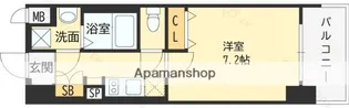 LC天神橋【7階】の間取り