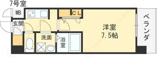 SーRESIDENCE福島GRANDE【4階】の間取り
