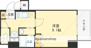 MSR梅田EAST【12階】の間取り