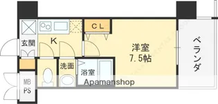 スプランディッド中之島WEST【3階】の間取り
