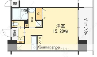 プレジオ海老江【0205号室】の間取り