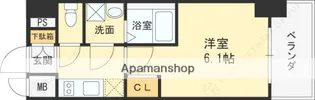 エスリード南森町ラグシス【8階】の間取り