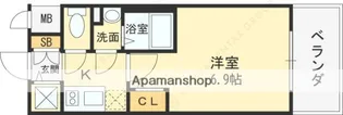 エスリードレジデンス大阪福島【5階】の間取り