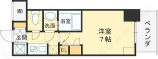S-RESIDENCE福島Alovita【10階】の間取り
