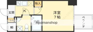 APRILE南森町【6階】の間取り
